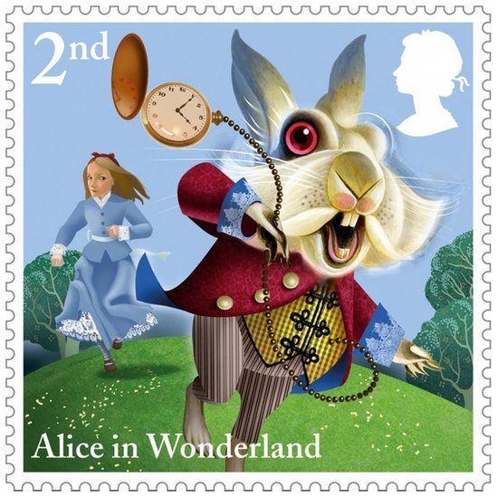Alice in Wonderland stamp