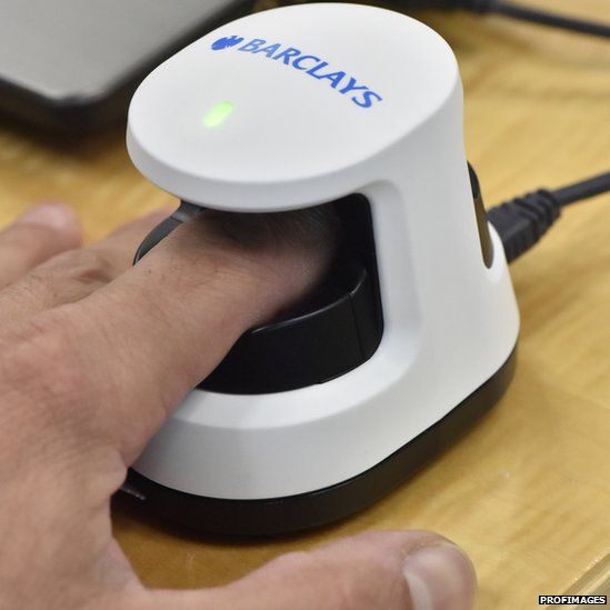 Finger in vein scanning machine