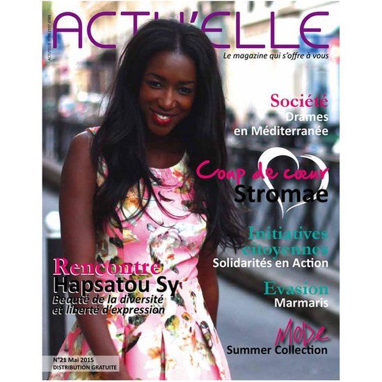 Front cover of a recent Actu'elle magazine