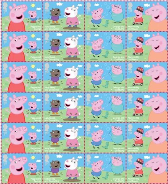 Peppa Pig: Stamps to mark 20 years of the TV show - BBC Newsround