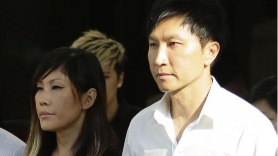 City Harvest Church founder Kong Hee and his wife Sun Ho, also known as Ho Yeow Sun, at the Subordinate Courts in Singapore on 27 June, 2012