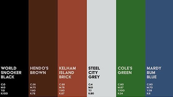 Sheffield colour palette