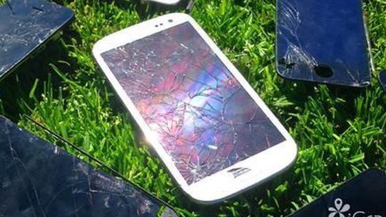 Cracked phones