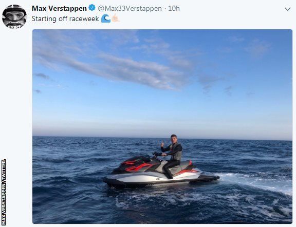 Max Verstappen on Twitter