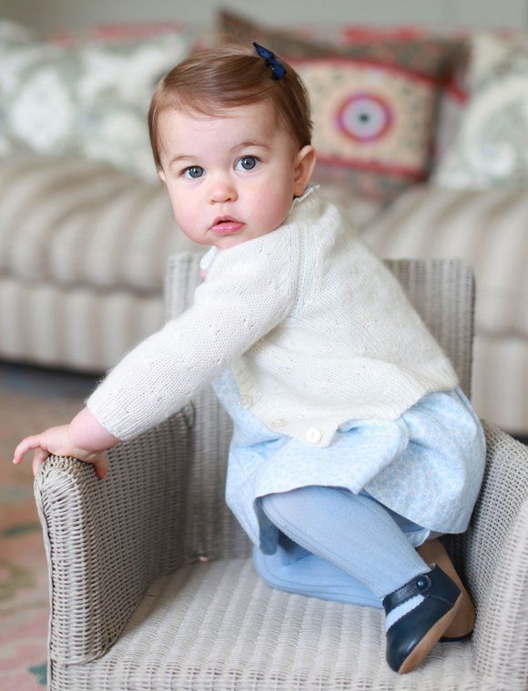 Princess Charlotte photographed in April
