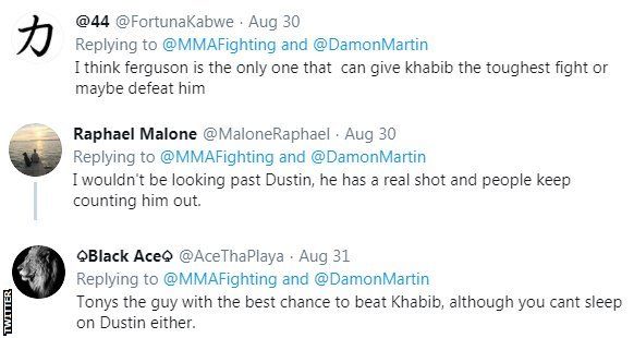 Twitter reaction to Khabib retirement
