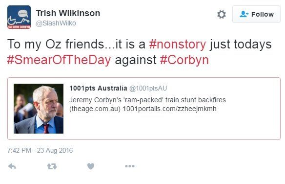 @SlashWilko: To my Oz friends...it is a #nonstory just todays #SmearOfTheDay against #Corbyn