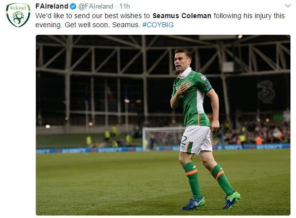 FA Ireland tweet