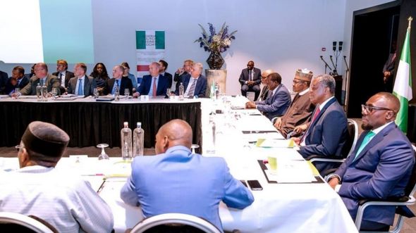 Shugaba Muhammadu Buhari a Netherlands