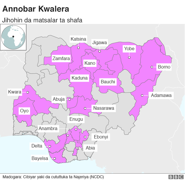 Map din kwalara