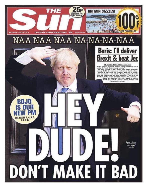 Sun front page 24/07/19