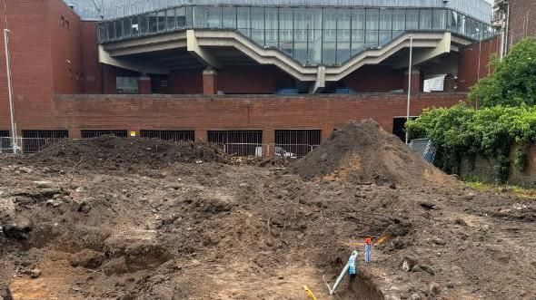 Site of Preston's new youth zone where site being cleared for preparation