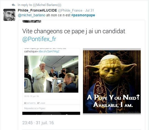 Pope and Yoda