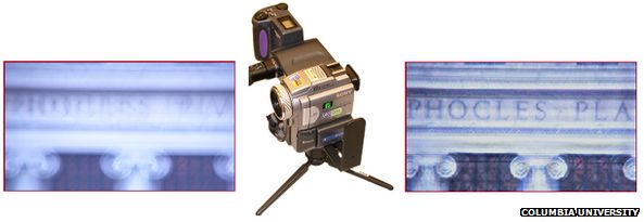 Hybrid video camera used to reverse motion blur caused by camera shake
