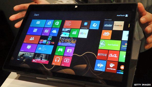 Tablet with Windows 8