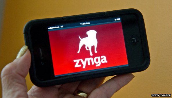 Zynga on an iPhone