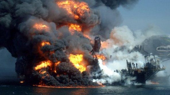 BP oil spill explosion