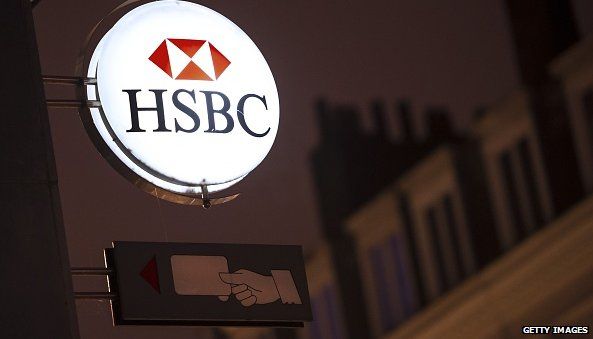 HSBC logo in paris