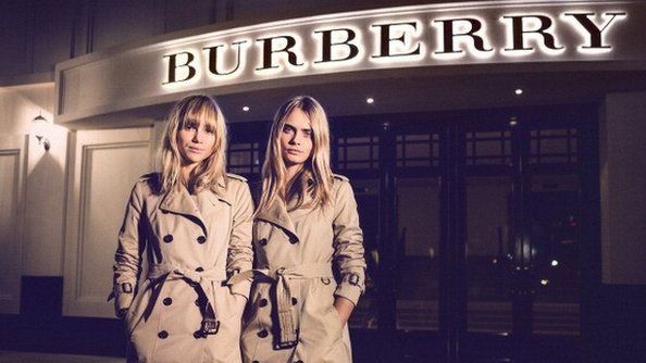 Models Suki Waterhouse and Cara Delevingne attend the Burberry brings London to Shanghai event