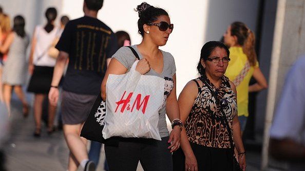 Shoppers in Spain
