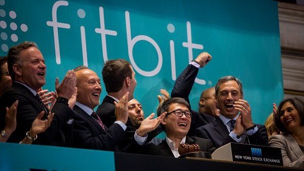 Fitbit CEO rings opening bell