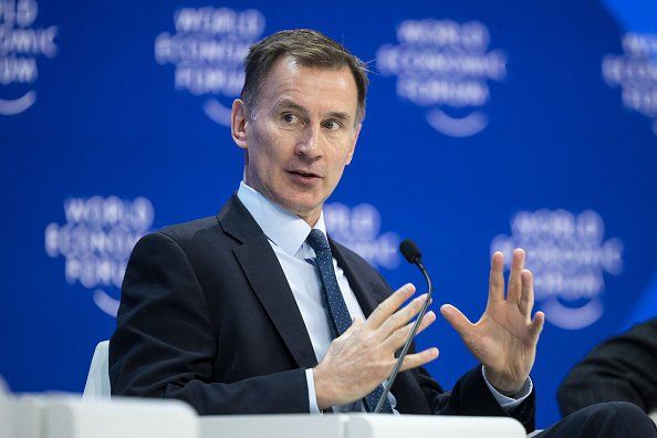 Chancellor, Jeremy Hunt at Davos