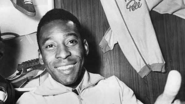 File picture of Pele in 1971