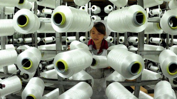 Factory worker in China