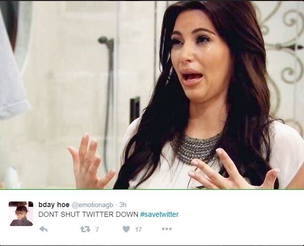 Kim Kardashian crying face