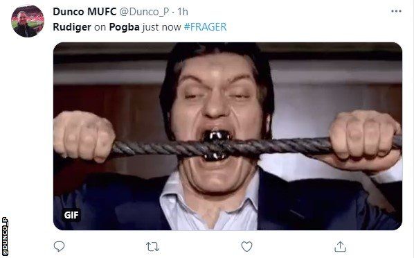 Twitter reacts to the Antonio Rudiger & Paul Pogba incident