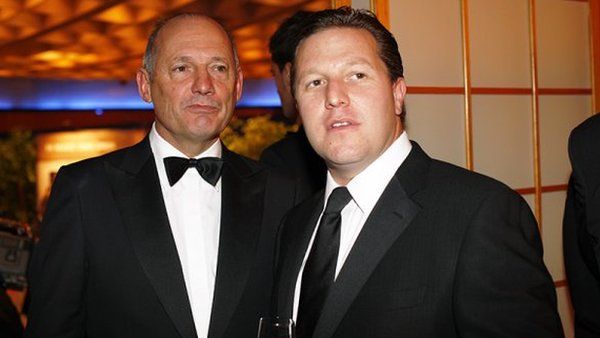 Zak Brown (right) and Ron Dennis