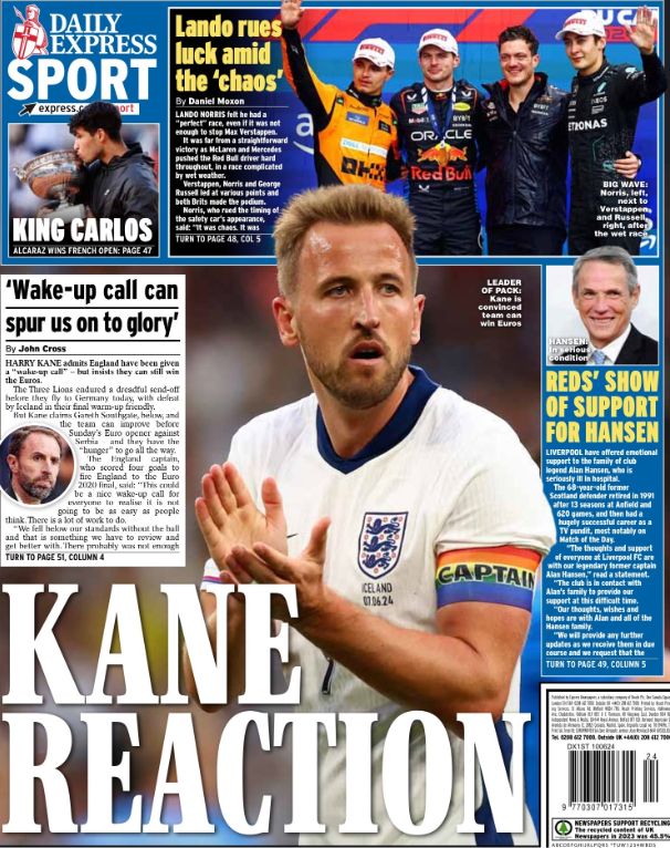 Express back page