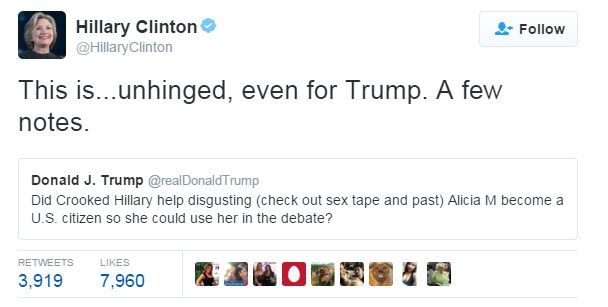 Hillary Clinton Twitter
