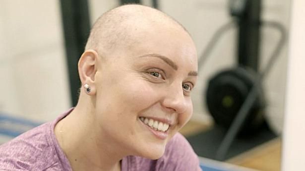 Amy Dowden undergoing her Chemotherapy treatment