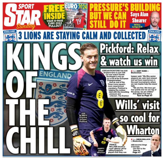 Back page of nan Daily Star connected 23 June 2024