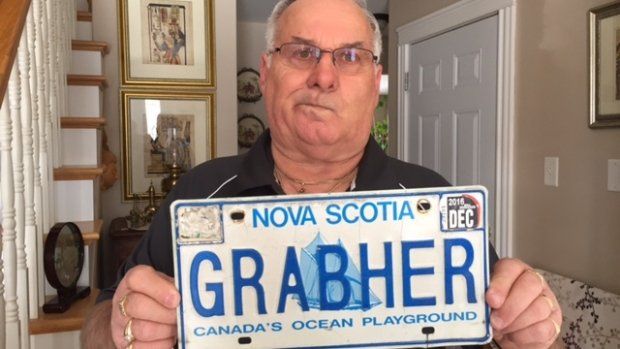 The Nova Scotia government told Lorne Grabher that his name was too offensive to put on a license plate.