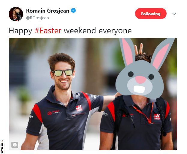 Romain Grosjean Twitter