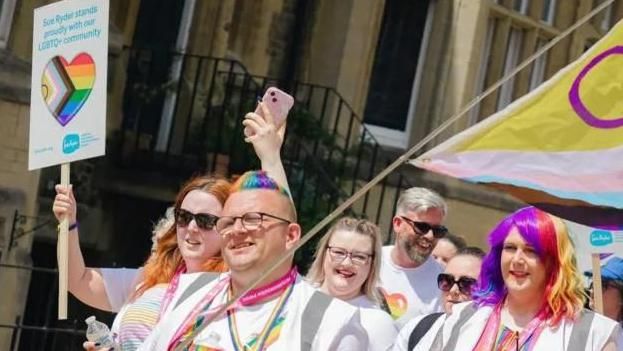 Peterborough Pride festival-goers