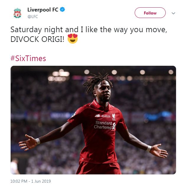 Divock Origi Liverpool S New Cult Hero Secures Champions League Glory Bbc Sport