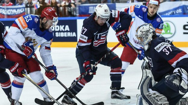 Хоккей Россия обыграла США и сыграет с Канадой в финале