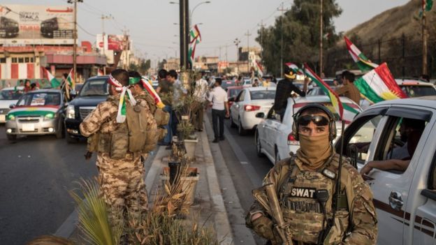 صحف عربية تحذر من تمزق العراق بعد استفتاء كردستان _98014000_hi041981601
