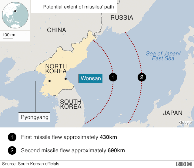 [Image: _108044000_nk_missile_launch_25jul_map640_v2-nc.png]