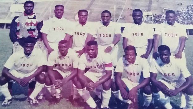 Nibombe Wake with the Togo team