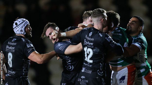 Dragons lost 37-25 against Benetton on 6 March, the last Pro14 match to be played in Wales before lockdown