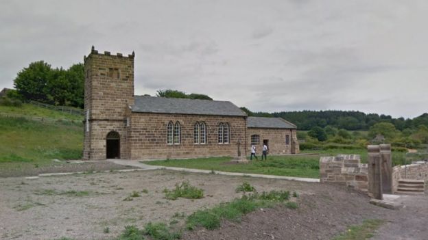 A church