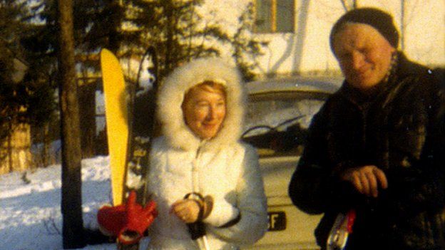 Cardinal Karol with Anna-Teresa Tymieniecka