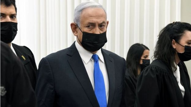 Israel's Netanyahu Enters Plea In Court In Corruption Trial - BBC News