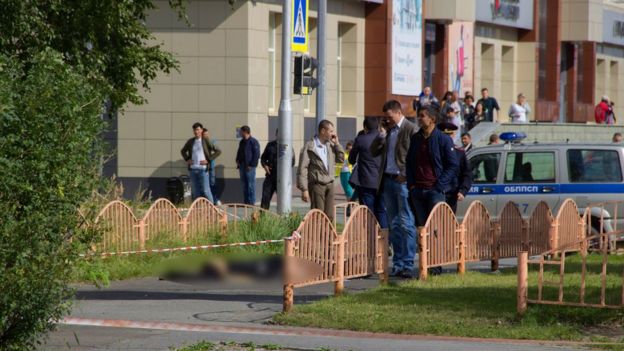 Место убийства нападавшего