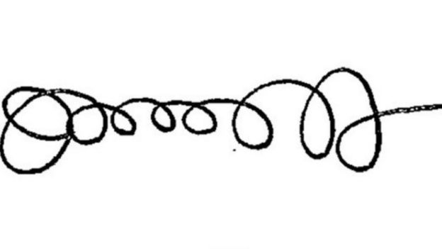 Espirales en letra cursiva