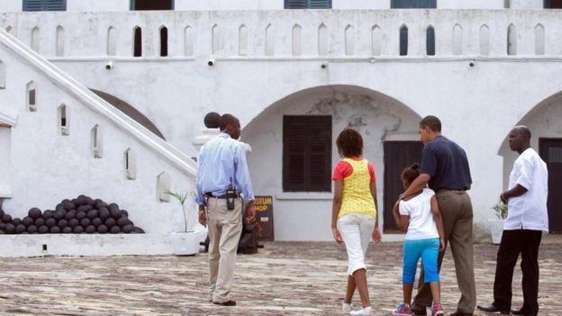 Barack Obama y sus hijas